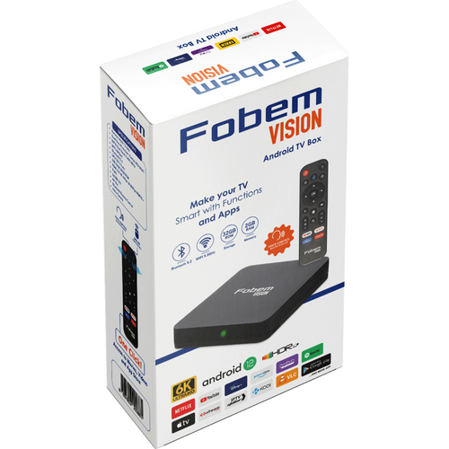 Fobem Prijemnik IPTV@Android,6K,2/32GB, WiFi 2.4/5GHz, Bluetooth - Vision slika 6