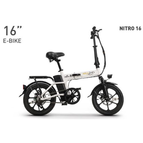 Skyjet NITRO 16″ bijeli  električni bicikl slika 1