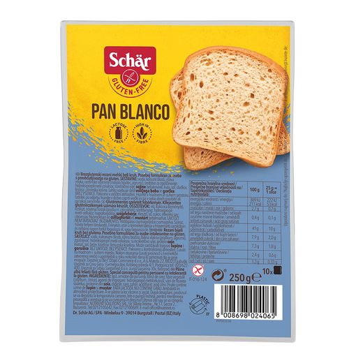 Dr. Schar bezglutenski kruh Pan Blanco 250g slika 1