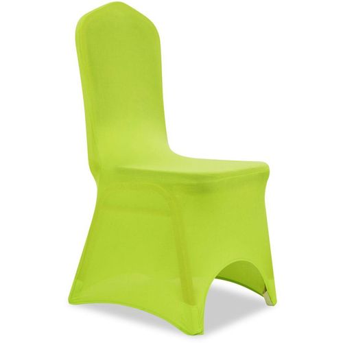 Rastezljive navlake za stolice 4 kom Zelena boja slika 7