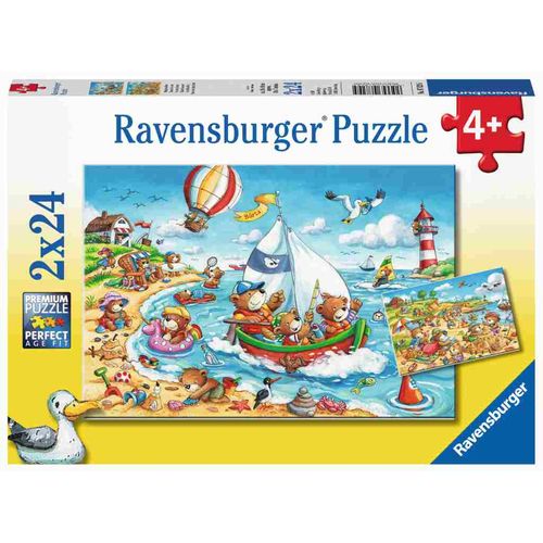 Ravensburger Puzzle medvjeđa obitelj 2x24kom slika 1