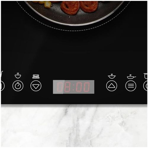 Cecotec indukcijska ploča za kuhanje, 2000W, 8 razina, crna Full Magma Slim slika 8