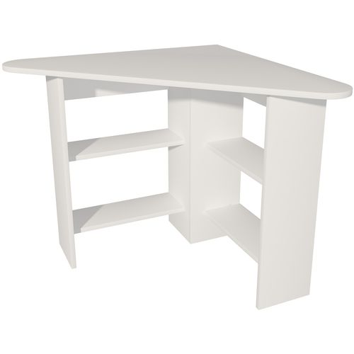 Corner - White White Study Desk slika 5