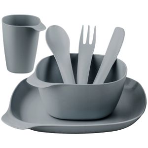 PRACTIC set 6/1 sivi PVC Pinik     