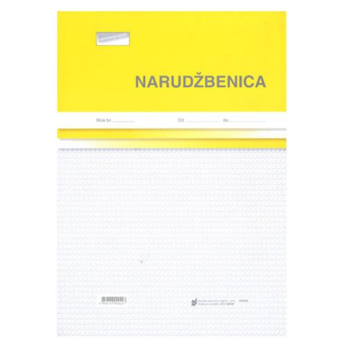 I-14/NCR NARUDŽBENICA A-4; Blok 100 listova, 21 x 29,7 cm slika 1