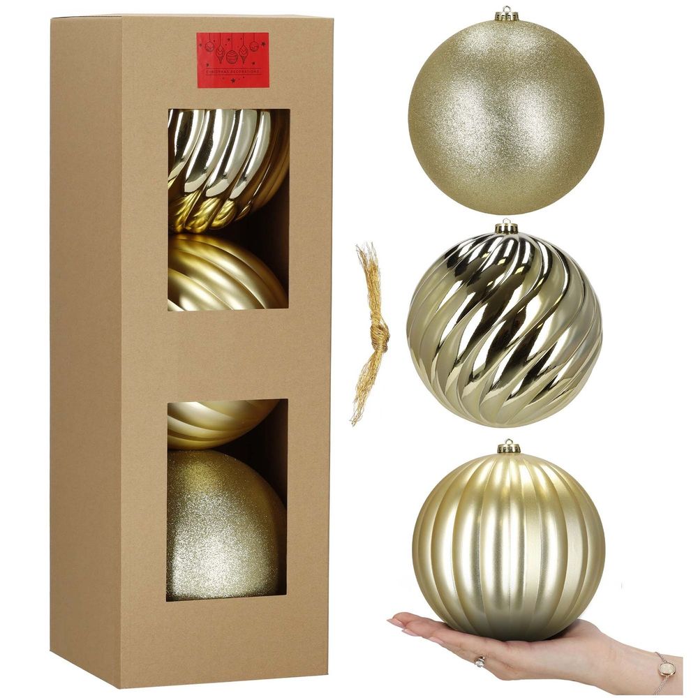 Ca0985 božićne kuglice 20 cm 3 kom. slika 2