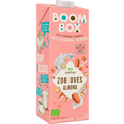 Boom Box Bio napitak od zobi s bademom 1l slika 1