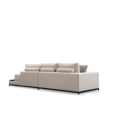 Line With Side Table - Bež Bež Sofa sa 4 Sedišta slika 9