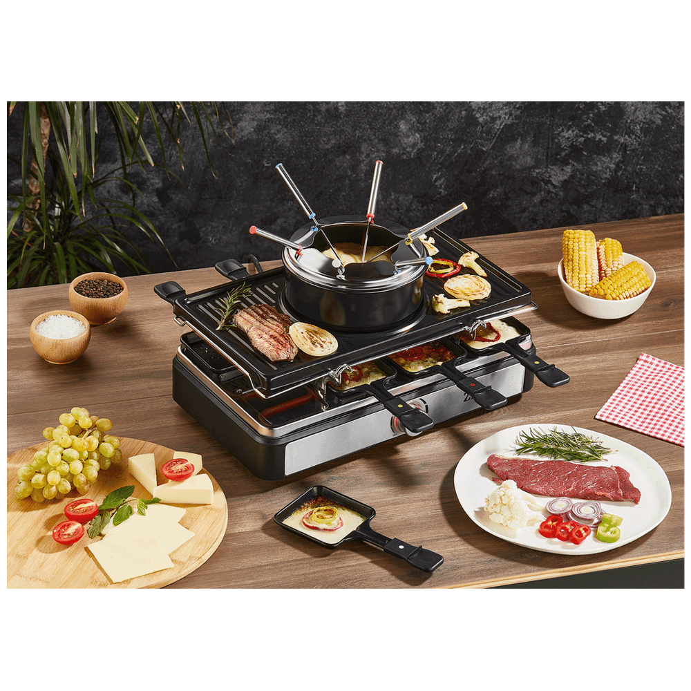 Zilan Električni Roštilj / Raclette / Fondue od sira, 3u1, 1400W - ZLN8856 slika 6