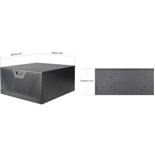 Kuciste Silverstone RM51 5U Rackmount Server SST-RM51 , 2x 180mm, USB-C slika 1