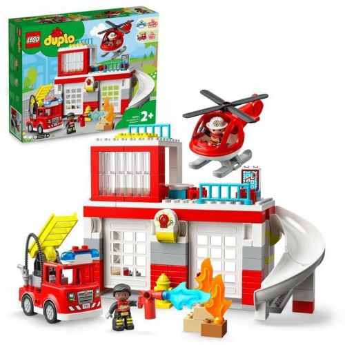 Playset Lego 10970 DUPLO Fire Station and Helicopter (117 Dijelovi) slika 1