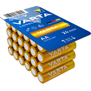  Varta Longlife alkalna baterija LR6 box24, AA, 24 kom u pakovanju