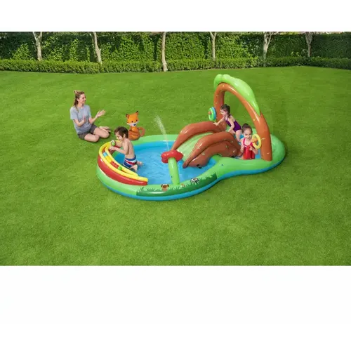 53093  BESTWAY BAZEN ZA DECU FRIENDLY WOODS PLAY CENTER 295 cm x 199 cm x 13 cm slika 3