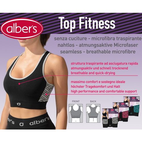 Albers Fitness Top Blue S-M slika 1