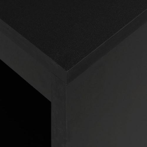 Barski stol s policom crni 110 x 50 x 103 cm slika 13