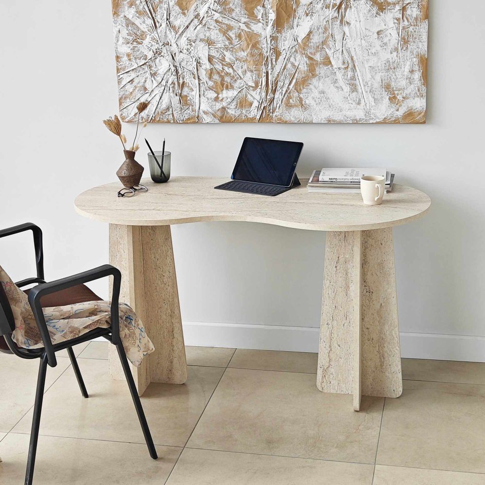 Infini - Travertine Radni Sto slika 2