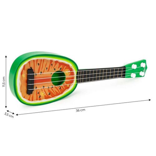 Eco Toys Ukulele Gitara Za Decu Lubenica slika 6