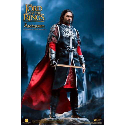 The Lord of the Rings Aragorn Deluxe Version Real Master figure 23cm slika 5