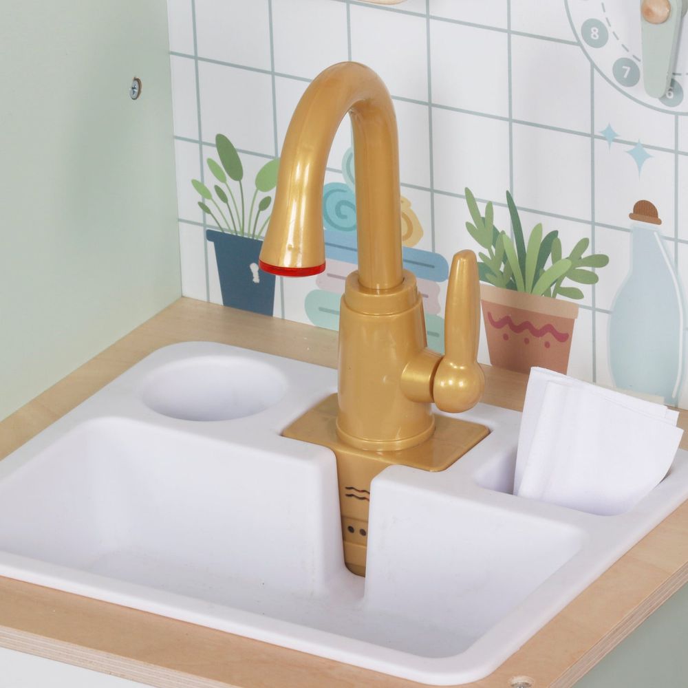 Kinder Home Drvena dječija veš mašina sa dodacima 3U1 slika 6