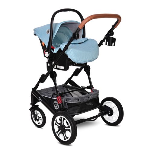 LORELLI LORA Sky Blue Kolica 3u1: Košara + Autosjedalica + Zimska Navlaka (0mj+) - (do 15kg/96cm) slika 10