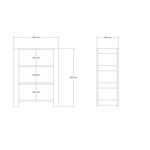 Duplo - Sapphire Sapphire Shoe Cabinet slika 4