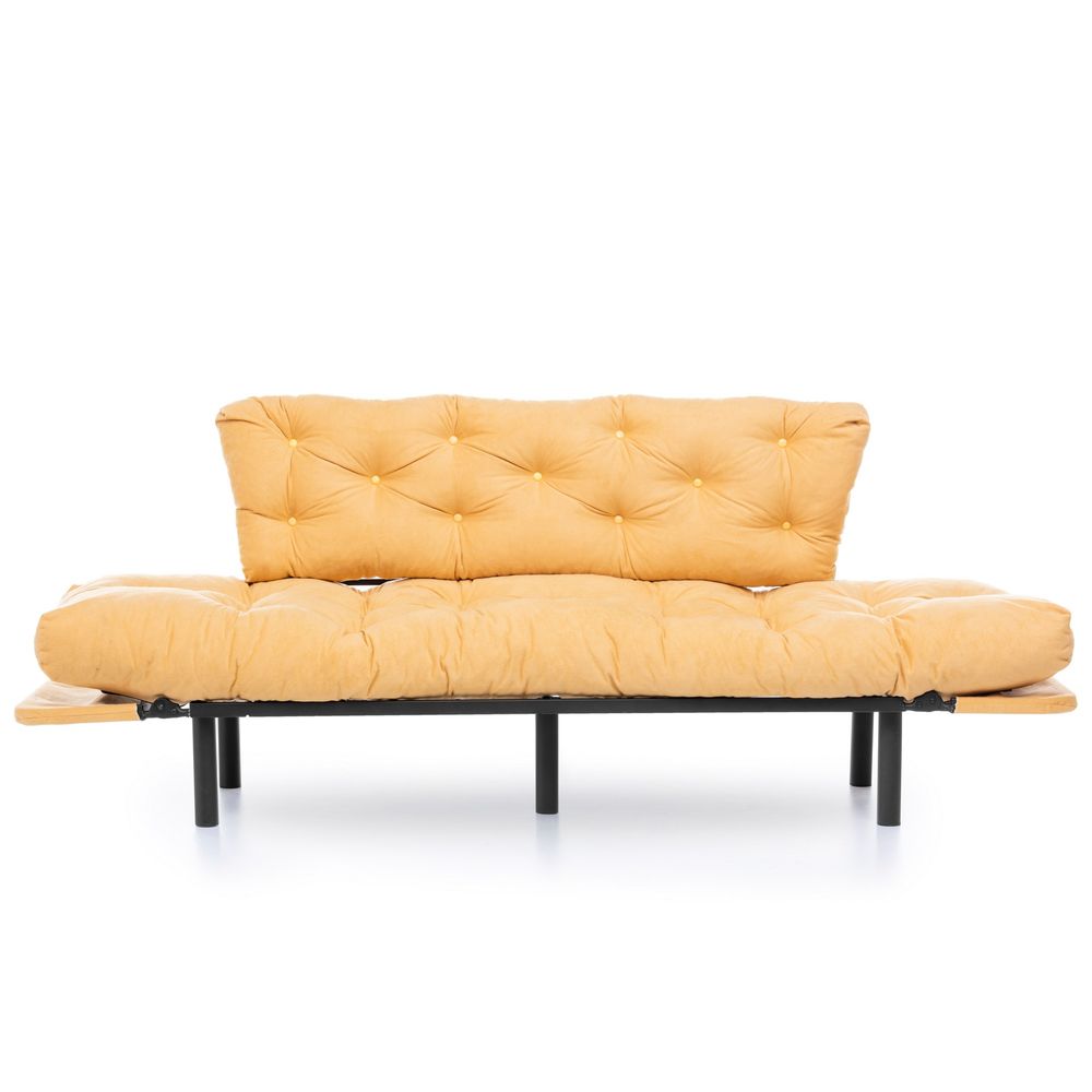 Nitta Triple - Mustard Trojnsjed - Sofa na Razvlačenje slika 5