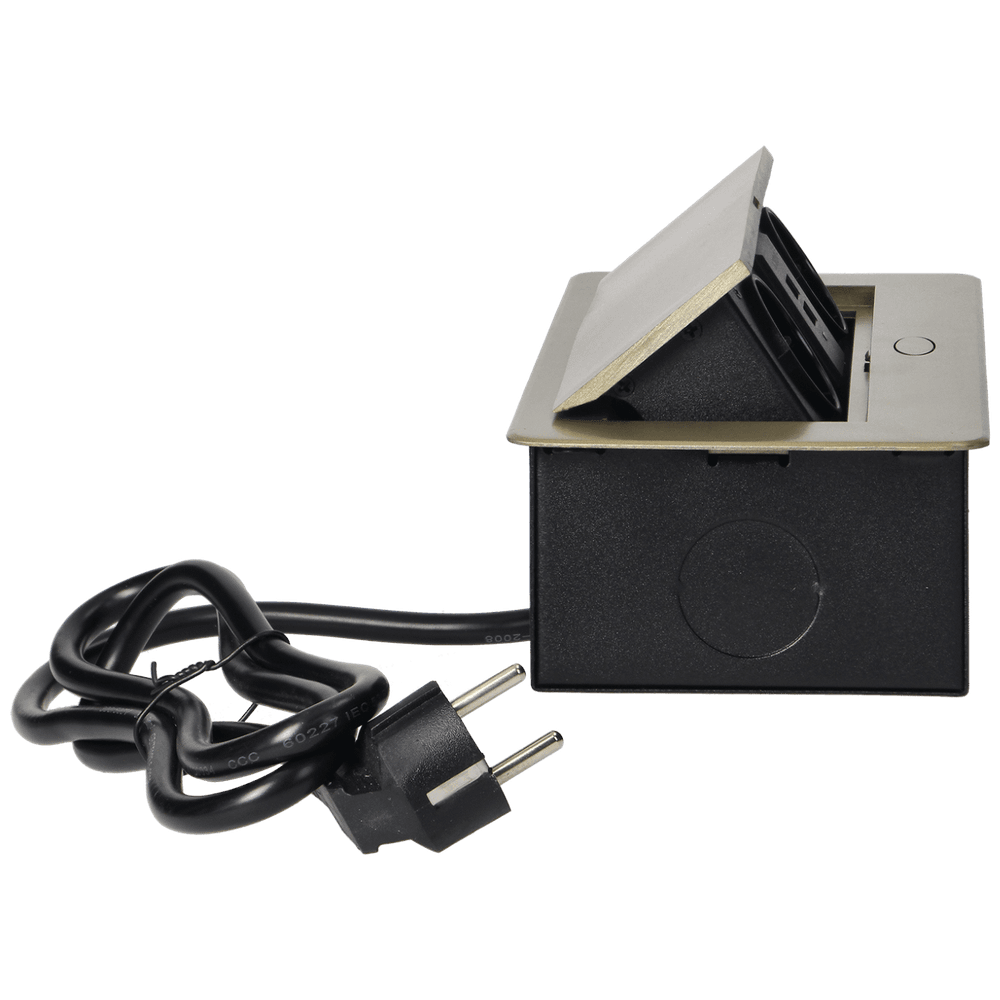 Orno Produžni kabel sa 2 x Schuko utičnice + 2 x USB, ugradbena - OR-AE-13126(GS)/BR slika 5