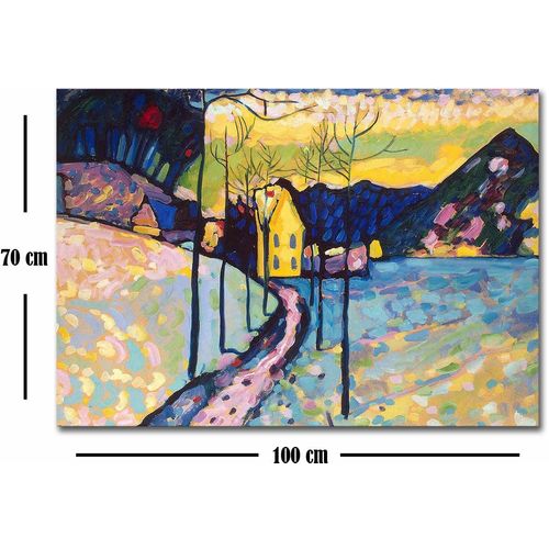 Wallity 70100FAMOUSART-035 Multicolor Decorative Canvas Painting slika 4