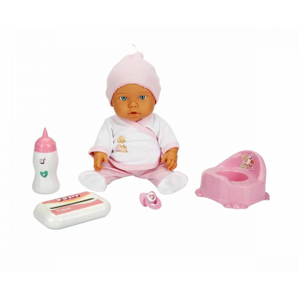 SUNMAN Dollz'n More 30141 Bebelou Lutka sa zvučnim funkcijama Toilet Time 35cm, Sorto slika 3