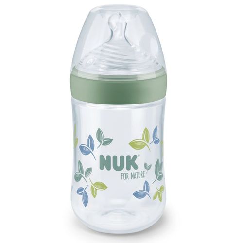 NUK Flašica For Nature sa indikatorom temperature 260ml 6-18mj, Zelena slika 1