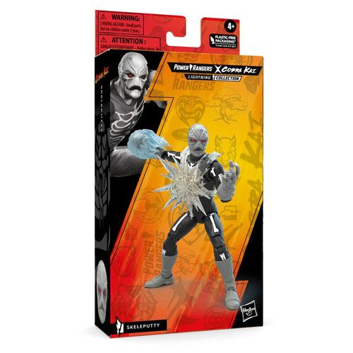 Power Rangers x Cobra Kai Lightning Skeleputty Figura 15cm slika 1