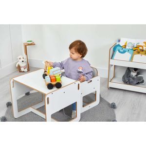 Dječiji set stola i stolica Dove, bijela boja