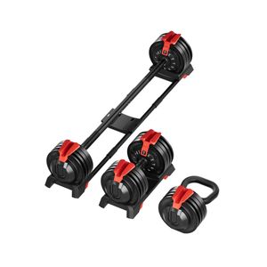 Orion Set tegova sa podesivom težinom do 24kg, Crni