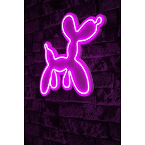 Wallity Ukrasna plastična LED rasvjeta, Balloon Dog - Pink