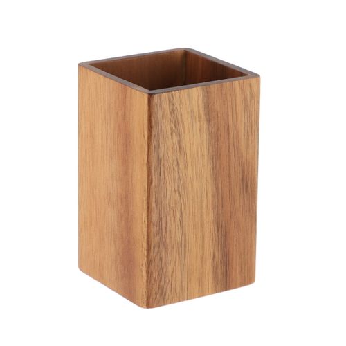 Tendance čaša za četkice 10.5x6.5x6.5 cm acacia 61114167 slika 1