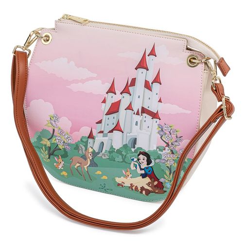 Loungefly Disney Snjeguljica Castle Series Cross Body Torba slika 1