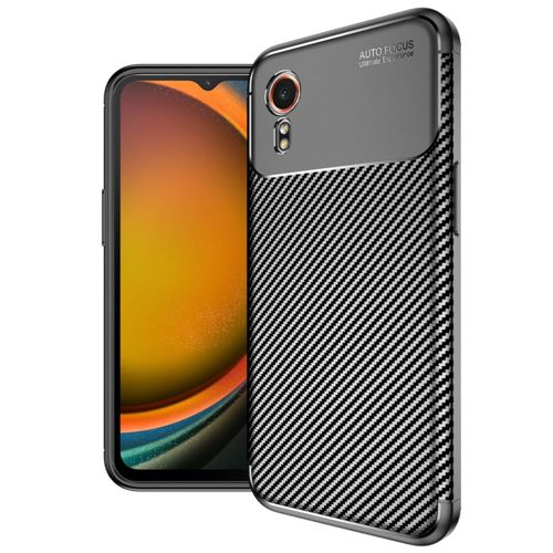 Techsuit – CarbonFiber maska za Samsung Galaxy Xcover7 – crna slika 1