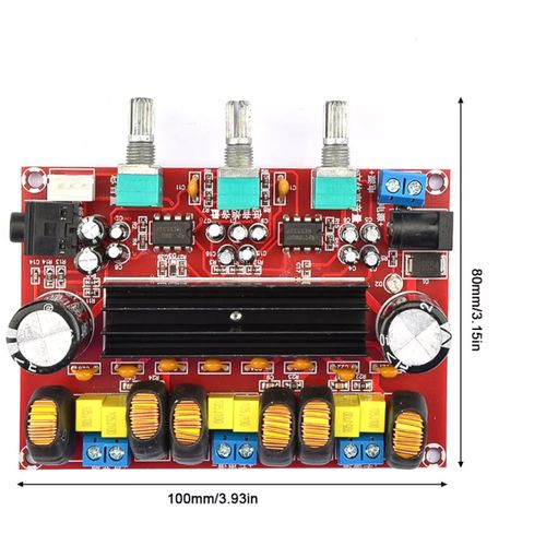 XH-M139 Ugradno stereo pojačalo 2x50W+100W slika 4