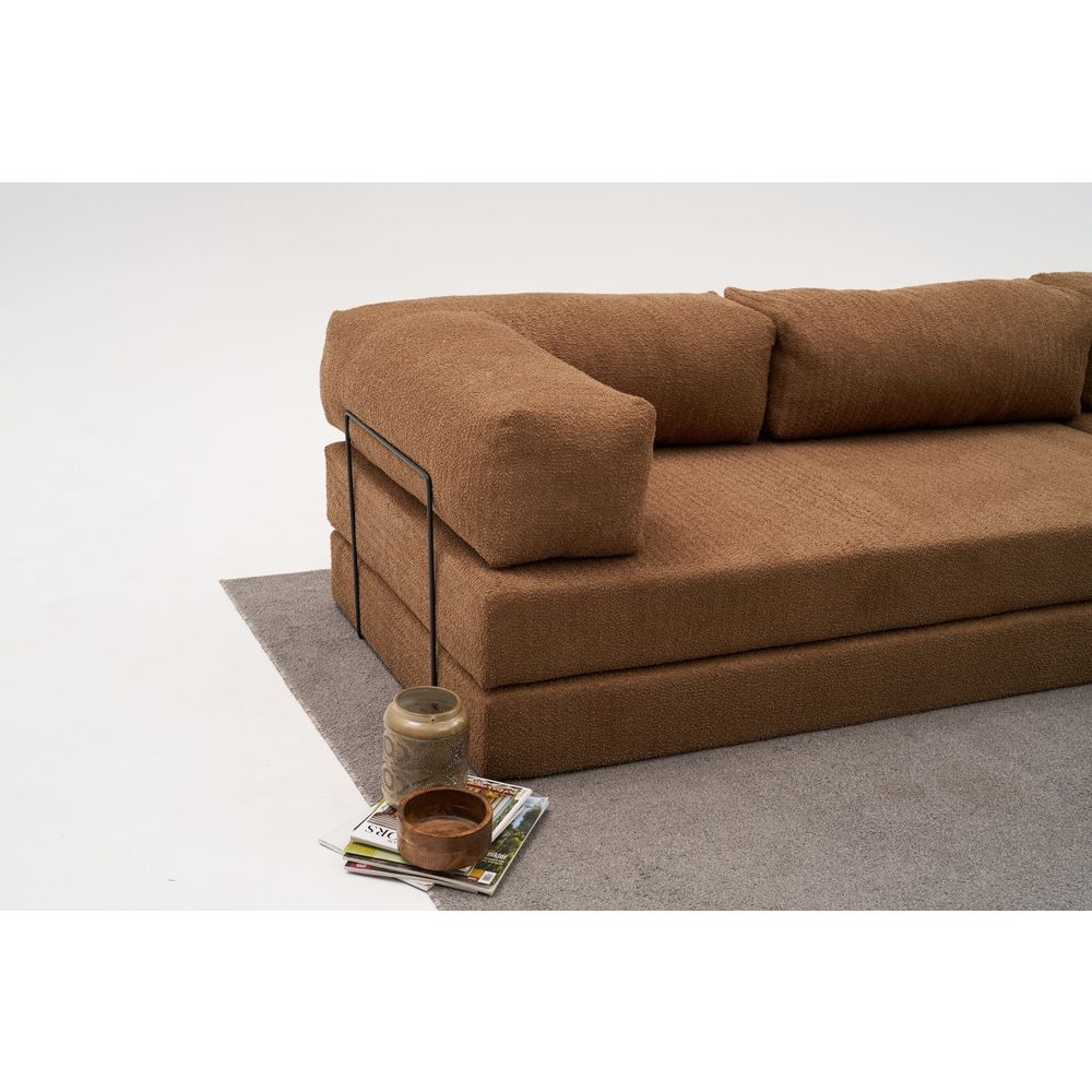 Comfort Mini - Smeđi Ugaoni Sofa slika 5