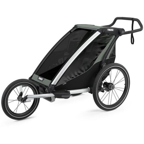 Thule Chariot Lite zeleno (agava)/crna sportska dječja kolica i prikolica za bicikl za jedno dijete (4u1) slika 15