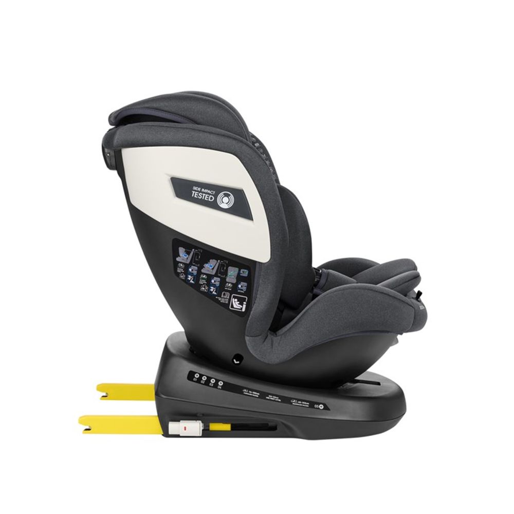 Kikka Boo Autosjedalica I-Cruise i-Size 40-150cm Isofix, Dark Grey slika 6