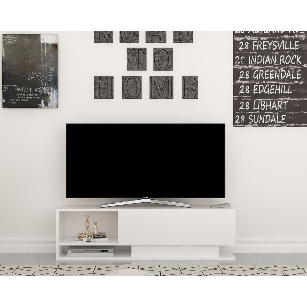 Damla White TV Stalak slika 2
