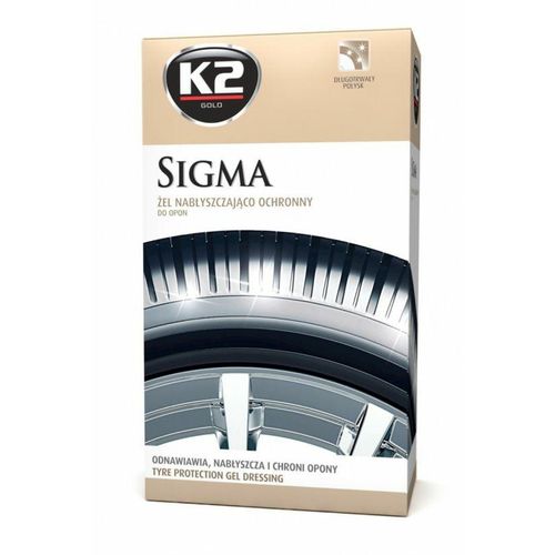K2 Sigma zaštitni sjajni gel za gume s aplikatorom 500ml slika 1