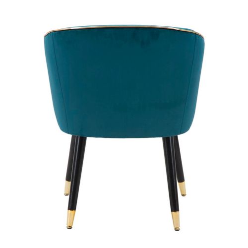 Mauro Ferretti Fotelja Paris teal-gold cm 62x58x78 slika 7