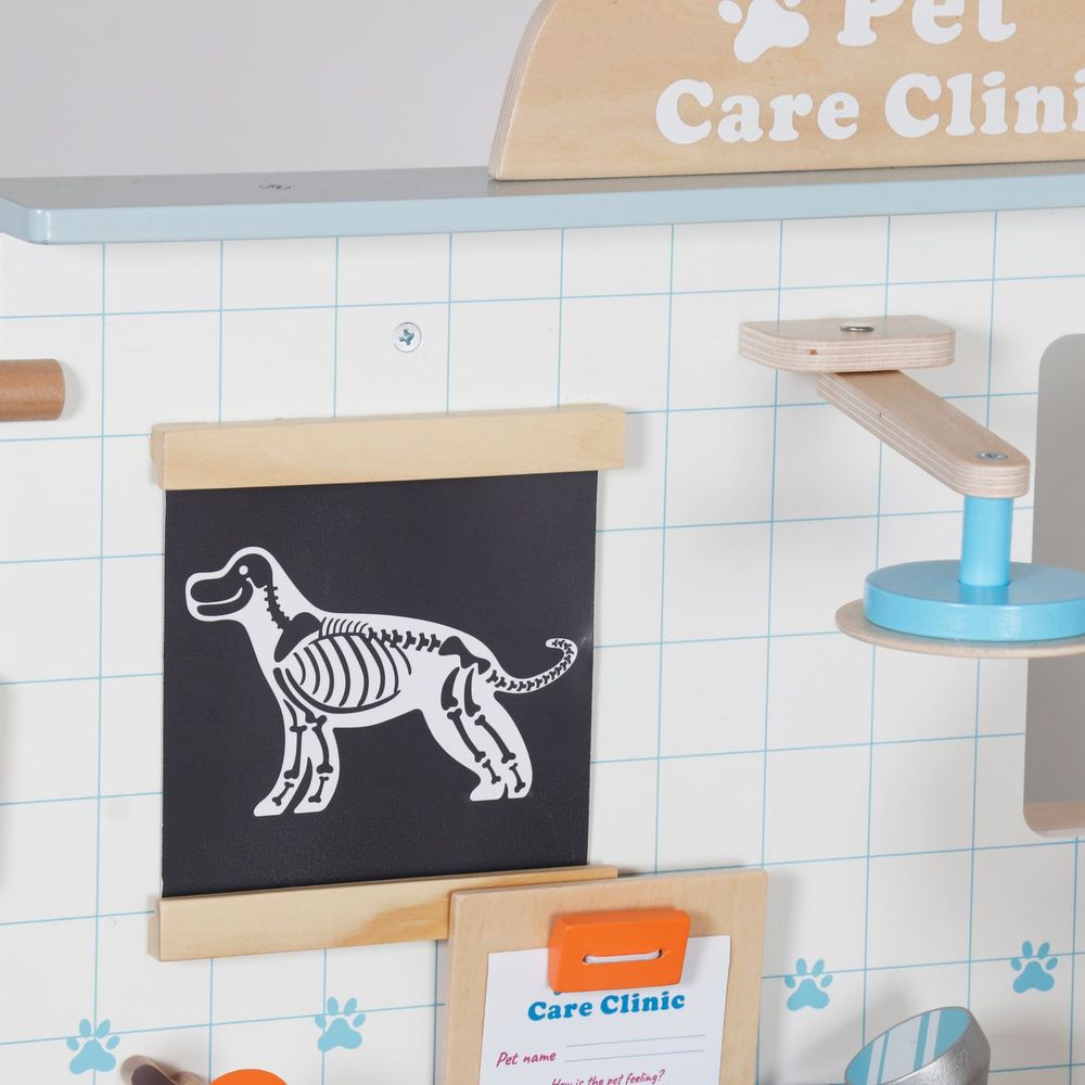 Kinder Home Drveni set za igru Pet Care Clinic - Veterinarska ordinacija slika 7