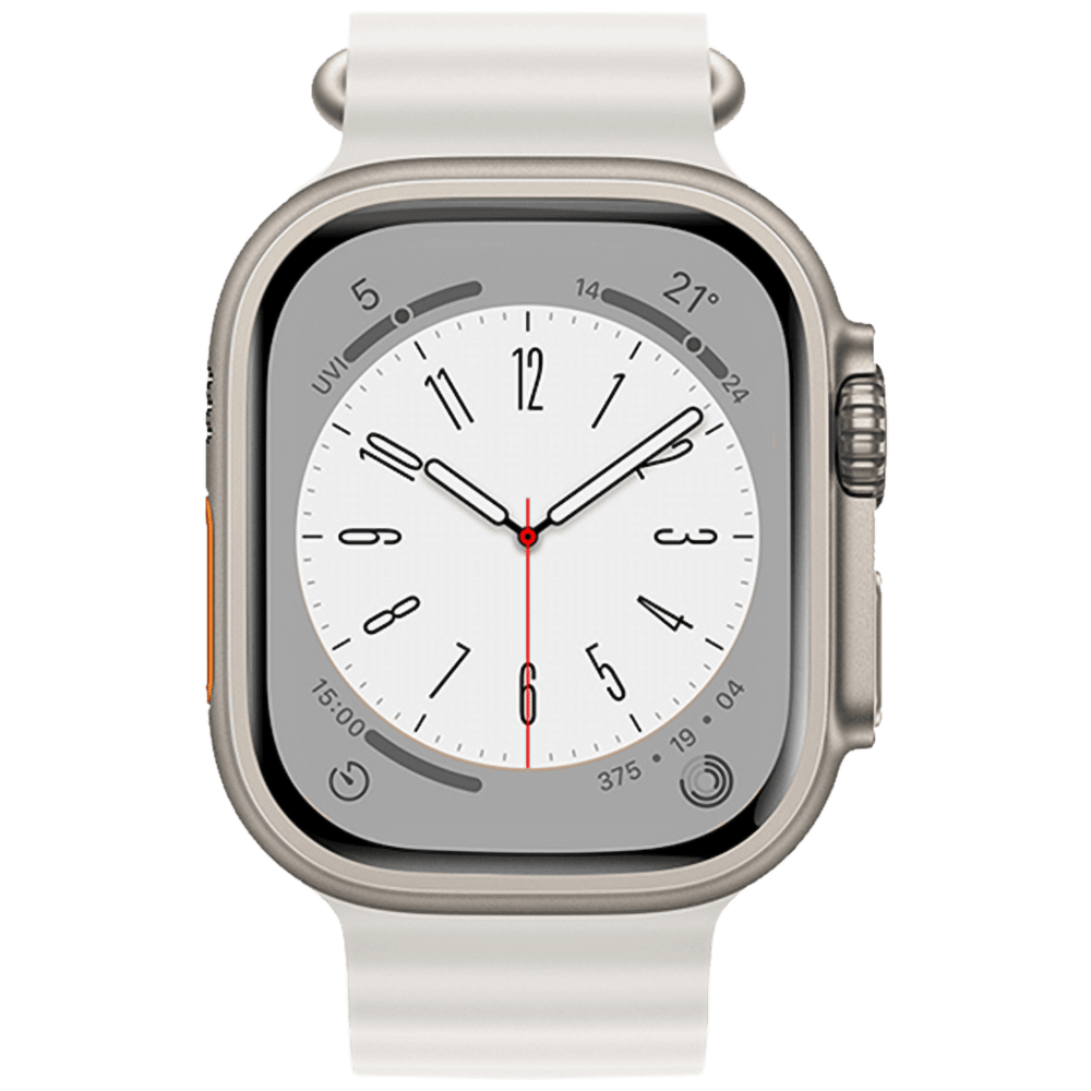 hoco. Silikonski remen za iWatch, 42/44/45/49mm, bijela - iWatch WA12 White slika 3