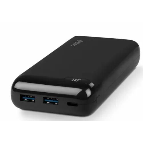 Prijenosni punjač PowerSlim LCD 20.000 mAh Powerbank With  USB-C Input/Output, Black slika 2