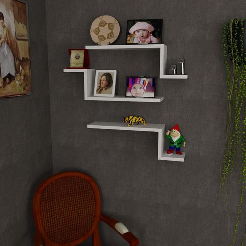 Lowa - White White Wall Shelf slika 2