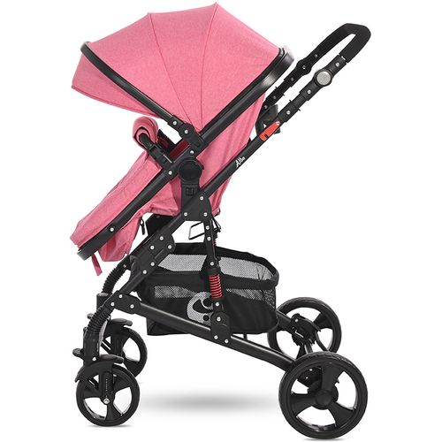 LORELLI ALBA CLASSIC Kolica 2u1 Candy Pink: Košara + Zimska Navlaka (0mj+) - (do 15kg/96cm) slika 7