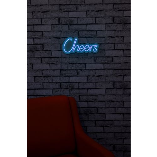 Wallity Ukrasna plastična LED rasvjeta, Cheers - Blue slika 12